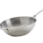 12" Wok aus Edelstahl